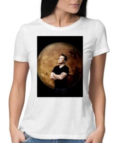 Elon Mask In The Moon T shirt 2