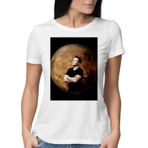 Elon Mask In The Moon T-shirt