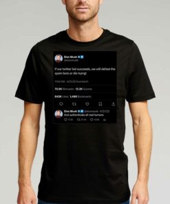 Elon Musk And Authenticate All Real Humans T-shirt Elon Musk And Authenticate All Real Humans T-shirt