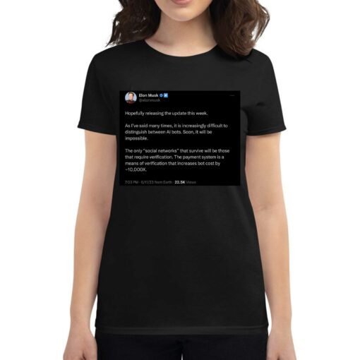 Elon Musk Hopefully Releasing The Update This Week T-shirt