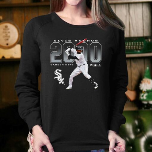 Elvis Andrus Chicago White Sox Fanatics Branded 2000 Hits T-shirt