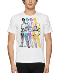 Elvis Presley Mens Rock Shirt King Of Rock And Roll Vintage T shirt 1