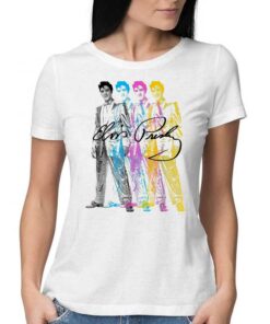 Elvis Presley Mens Rock Shirt King Of Rock And Roll Vintage T-shirt 1 Elvis Presley Mens Rock Shirt King Of Rock And Roll Vintage T shirt 2