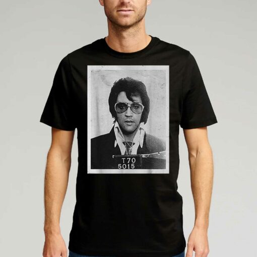 Elvis Presley Mugshot Poster T-shirt