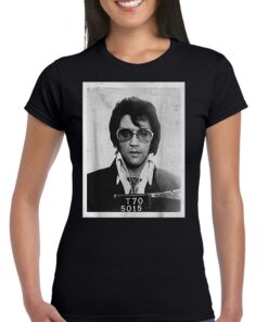 Elvis Presley Mugshot Poster T-shirt Elvis Presley Mugshot Poster T-shirt
