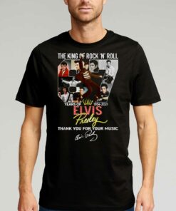 Elvis Presley Signature The King Of Rock N Roll 1954-2021 Shirt Elvis Presley Signature The King Of Rock N Roll 1954-2021 Shirt