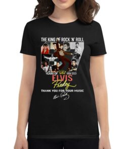 Elvis Presley Signature The King Of Rock N Roll 1954-2021 Shirt Elvis Presley Signature The King Of Rock N Roll 1954-2021 Shirt