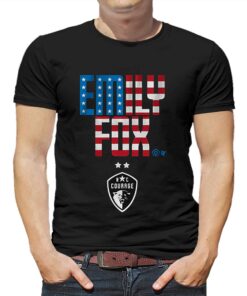 Emily Fox Usa Nc Courage Shirt Emily Fox Usa Nc Courage Shirt