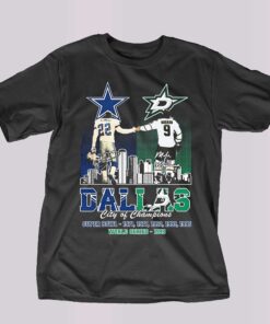 Emmitt Smith And Mike Modano Dallas City Of Champions Shirt Emmitt Smith And Mike Modano Dallas City Of Champions Shirt