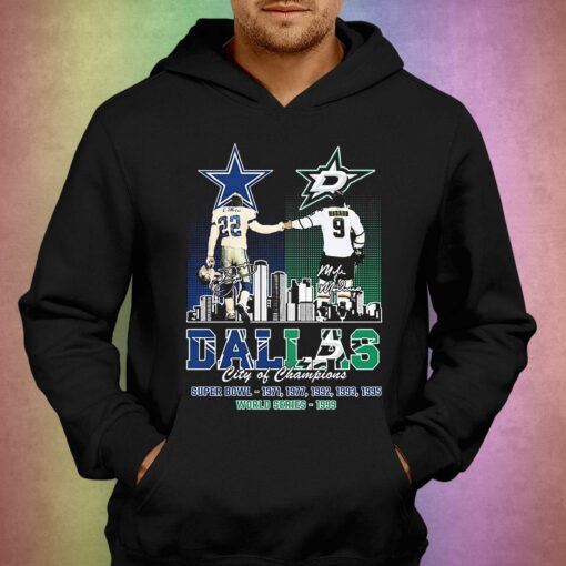 Emmitt Smith And Mike Modano Dallas City Of Champions Shirt