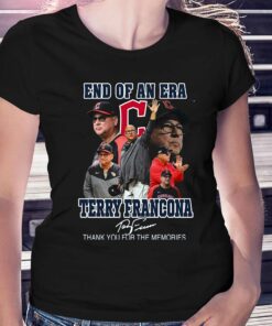 End Of An Era Terry Francona Thank You For The Memories T-shirt End Of An Era Terry Francona Thank You For The Memories T-shirt