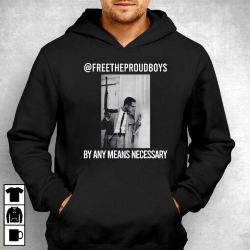 Enrique Tarrio Ethnicity By Any Means Necessary Freetheproudboys Shirt