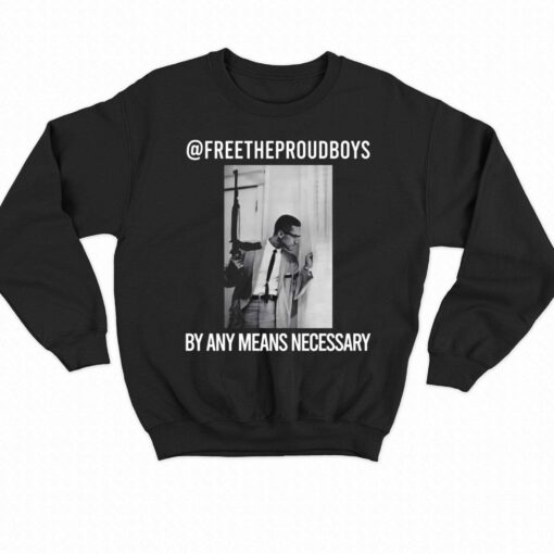 Enrique Tarrio Ethnicity By Any Means Necessary Freetheproudboys Shirt