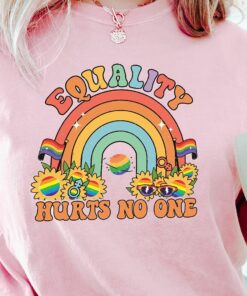 Equality Hurts No One Retro Comfort Equality Shirt Floral Equality Hurts No One Retro Comfort Equality Shirt Floral