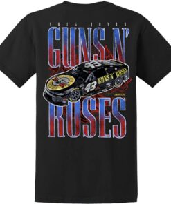 Erik Jones Legacy Motor Club Team Collection Guns N’ Roses Band Car T-shirt Erik Jones Legacy Motor Club Team Collection Guns N’ Roses Band Car T-shirt