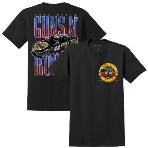 Erik Jones Legacy Motor Club Team Collection Guns N’ Roses Band Car T-shirt