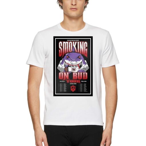 Errol Spence Jr Man Down Promotions Present Smoking On Bud 2023 Tour Poster Shirt