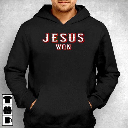 Evan Carter Jesus Won T-shirt