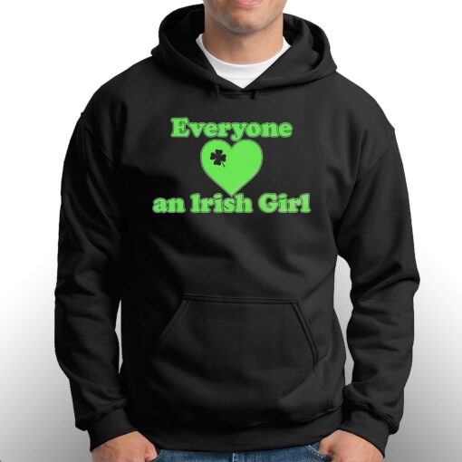 Everyone Love An Irush Girl Shamrocks Heart Shirt