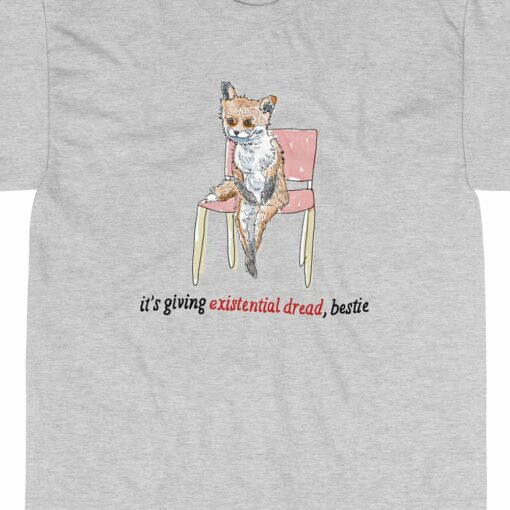 Existential Dread Meme Short Sleeve T-shirt