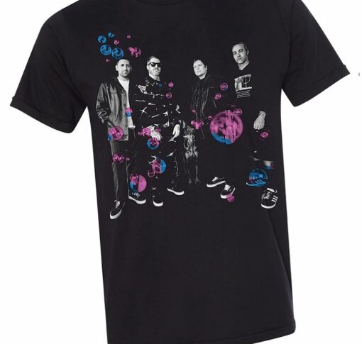 Fall Out Boy Unisex Bubbles So Much For Stardust Tour T-shirt