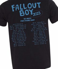 Fall Out Boy Unisex Bubbles So Much For Stardust Tour T-shirt Fall Out Boy Unisex Bubbles So Much For Stardust Tour T-shirt