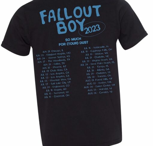 Fall Out Boy Unisex Bubbles So Much For Stardust Tour T-shirt