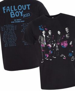 Fall Out Boy Unisex Bubbles So Much For Stardust Tour T-shirt 2 Fall Out Boy Unisex Bubbles So Much For Stardust Tour T shirt 3