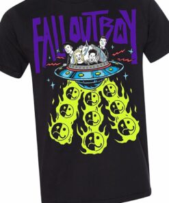 Fall Out Boy Unisex Ufo So Much For Stardust Tour T-shirt Fall Out Boy Unisex Ufo So Much For Stardust Tour T-shirt