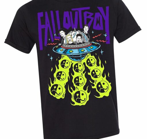 Fall Out Boy Unisex Ufo So Much For Stardust Tour T-shirt