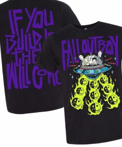 Fall Out Boy Unisex Ufo So Much For Stardust Tour T-shirt 2 Fall Out Boy Unisex Ufo So Much For Stardust Tour T shirt 3