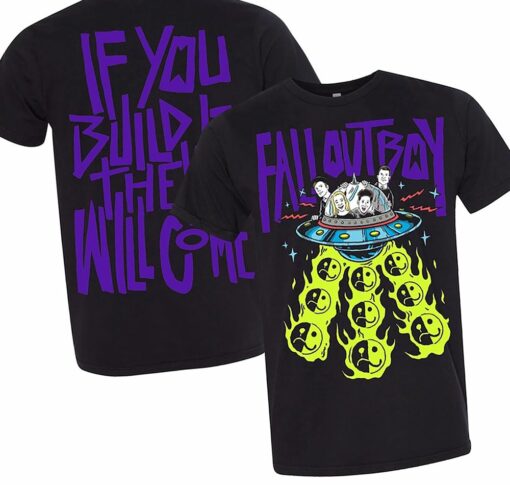 Fall Out Boy Unisex Ufo So Much For Stardust Tour T-shirt