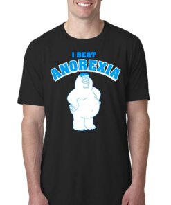 Family Guy I Beat Anorexia Heather Gray T-shirt Family Guy I Beat Anorexia Heather Gray T-shirt