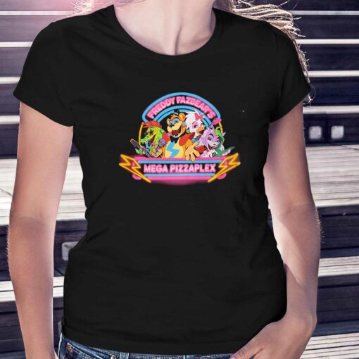 Five Nights At Freddy’s Neon Sign Group T-shirt