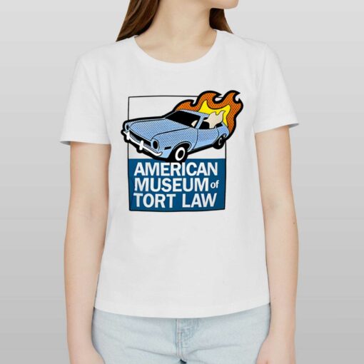 Flaming Ford Pinto Shirts Offered By The American Museum Of Tort Law Shirt