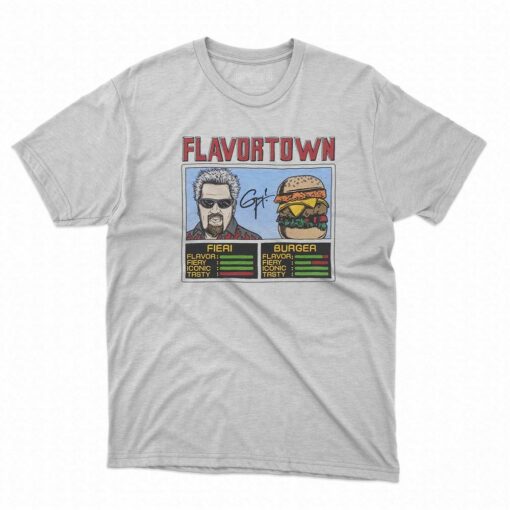 Flavortown Jam Fieri Burger Shirt