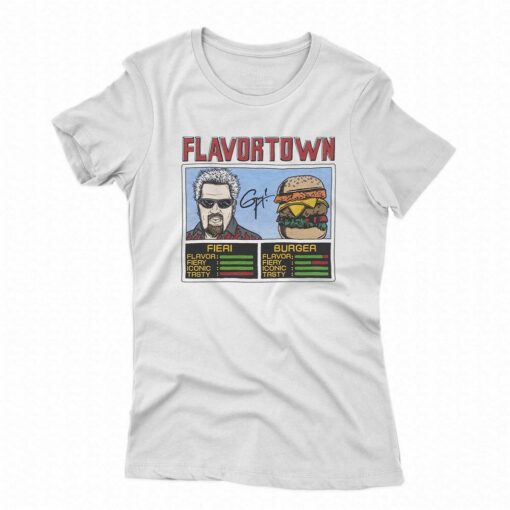 Flavortown Jam Fieri Burger Shirt