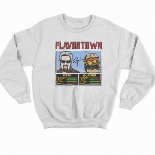 Flavortown Jam Fieri Burger Shirt