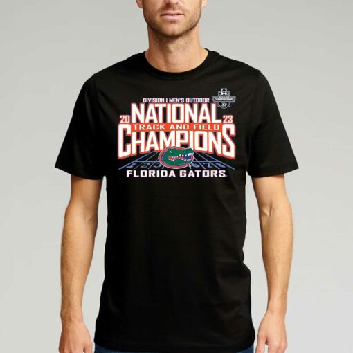 Florida Gators Blue 84 Unisex 2023 Ncaa Mens Outdoor Track Field National Champions T-shirt