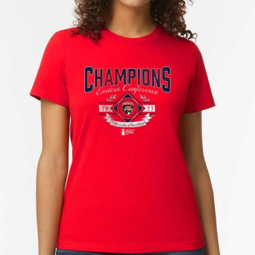 Florida Panthers 2023 Eastern Conference Champions Icing T-shirt