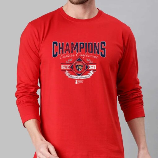 Florida Panthers Fanatics Branded 2023 Eastern Conference Champions Icing T-shirt