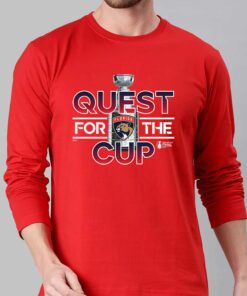 Florida Panthers Fanatics Branded 2023 Stanley Cup Final Quest T-shirt Florida Panthers Fanatics Branded 2023 Stanley Cup Final Quest T-shirt