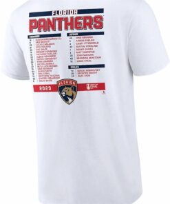 Florida Panthers Fanatics Branded 2023 Stanley Cup Final Roster T-shirt