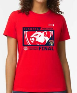 Florida Panthers Fanatics Branded 2023 Stanley Cup Playoffs Eastern Conference Final T-shirt Florida Panthers Fanatics Branded 2023 Stanley Cup Playoffs Eastern Conference Final T-shirt