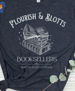 Flourish Blotts Shirt Bookish Shirt Wizard Book Shirt Flourish Blotts Shirt Bookish Shirt Wizard Book Shirt