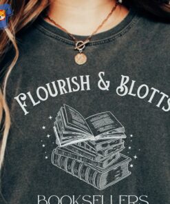 Flourish Blotts Shirt Bookish Shirt Wizard Book Shirt 3