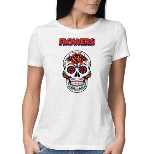 Flowers Miley Cyrus Song Skull Shirt