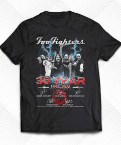 Foo Fighters 30 Years 1994-2024 Thank You For The Memoriea Unisex T-shirt Foo Fighters 30 Years 1994-2024 Thank You For The Memoriea Unisex T-shirt
