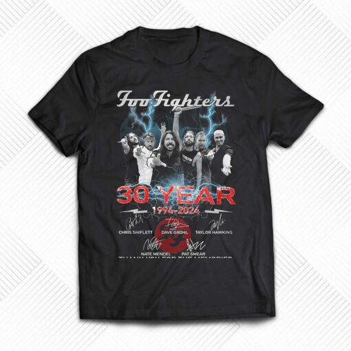 Foo Fighters 30 Years 1994-2024 Thank You For The Memoriea Unisex T-shirt