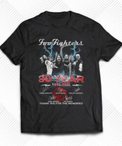 Foo Fighters 30 Years 1994 – 2024 Thank You For The Memories T-shirt Foo Fighters 30 Years 1994 – 2024 Thank You For The Memories T-shirt